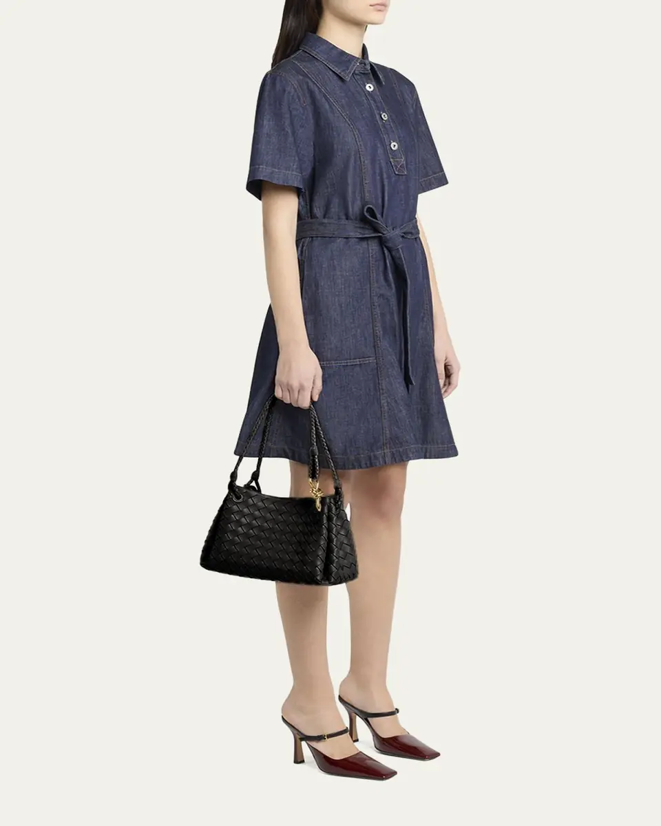 Bottega Veneta Parachute Medium Nappa Leather Shoulder Bag | Thumbnail 5