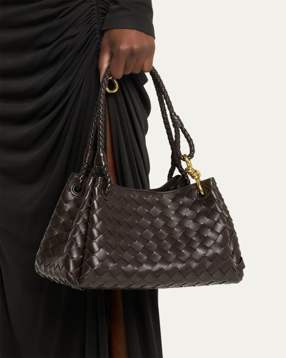 Bottega Veneta Parachute Medium Nappa Leather Shoulder Bag | Thumbnail 6