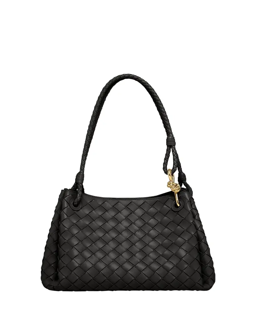 Bottega Veneta Parachute Medium Nappa Leather Shoulder Bag
