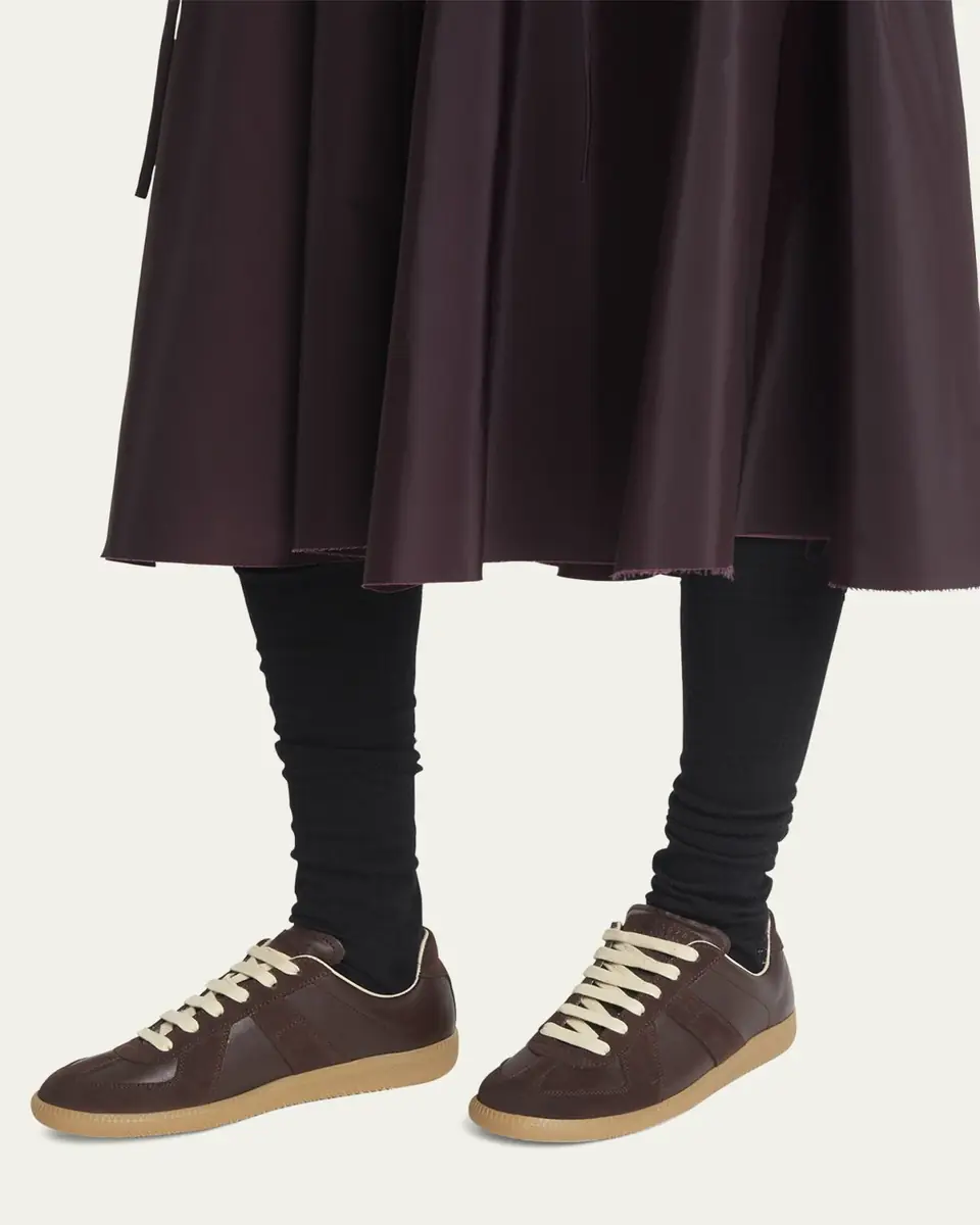 Maison Margiela Replica Suede & Leather Sneakers | Thumbnail 2 Maison Margiela Replica Suede & Leather Sneakers | Thumbnail 2