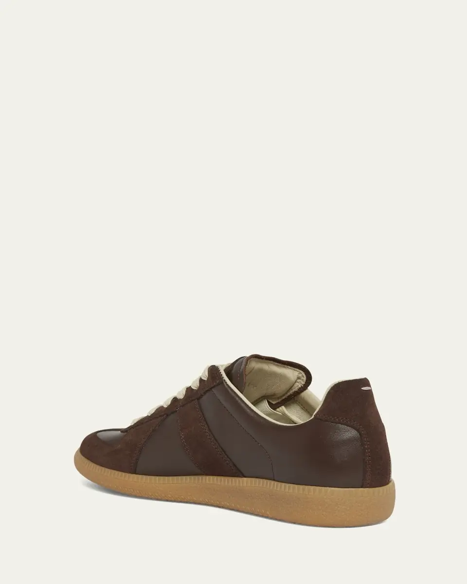 Maison Margiela Replica Suede & Leather Sneakers | Thumbnail 4 Maison Margiela Replica Suede & Leather Sneakers | Thumbnail 4