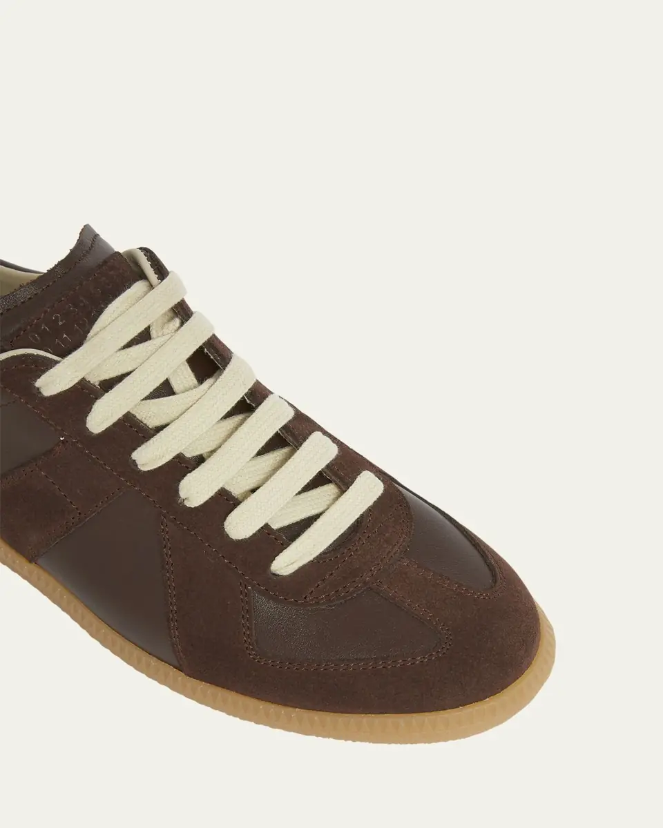 Maison Margiela Replica Suede & Leather Sneakers | Thumbnail 5 Maison Margiela Replica Suede & Leather Sneakers | Thumbnail 5