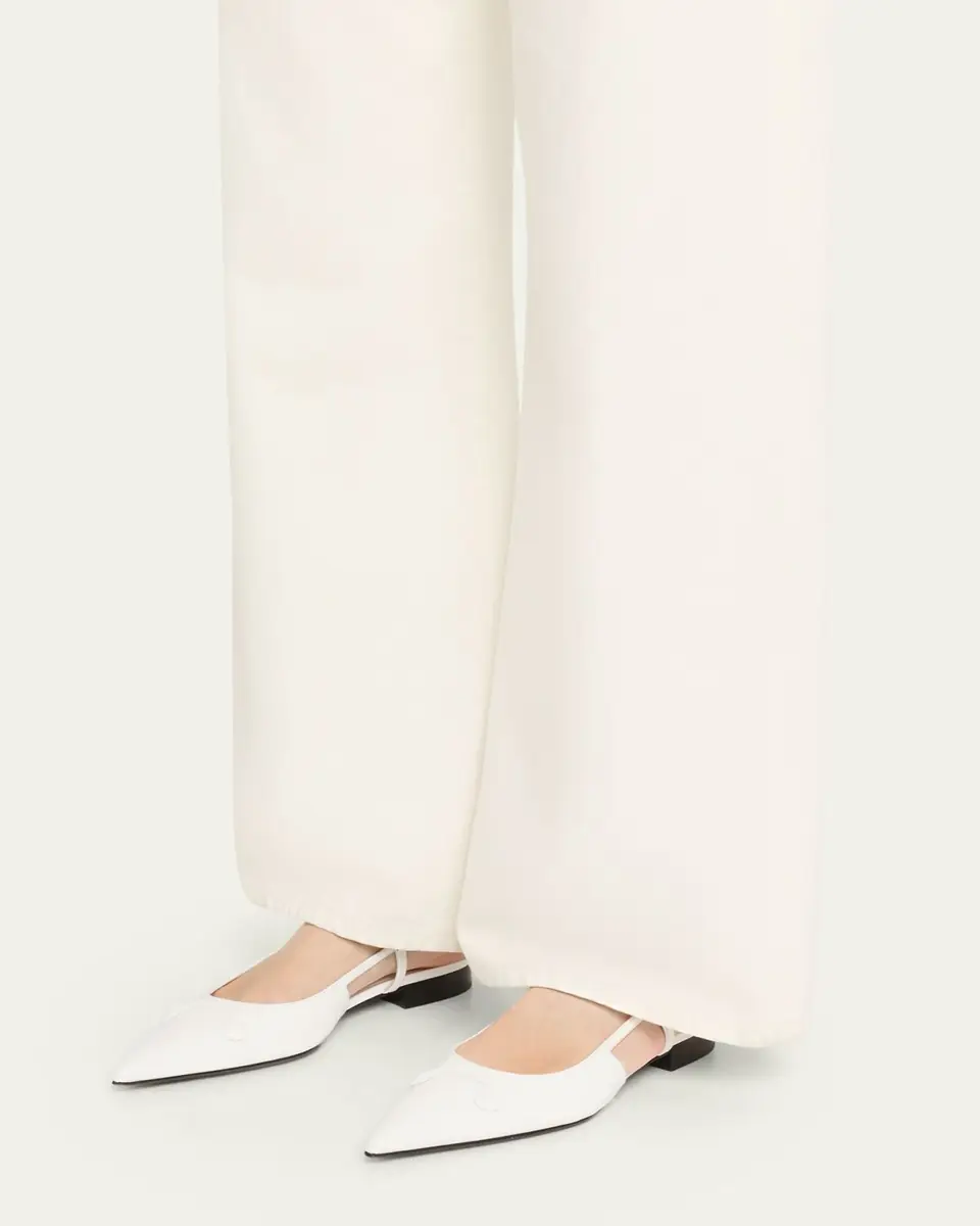 Marni Trunkaroo Leather Pointed-Toe Slingback Flats | Thumbnail 2 Marni Trunkaroo Leather Pointed-Toe Slingback Flats | Thumbnail 2