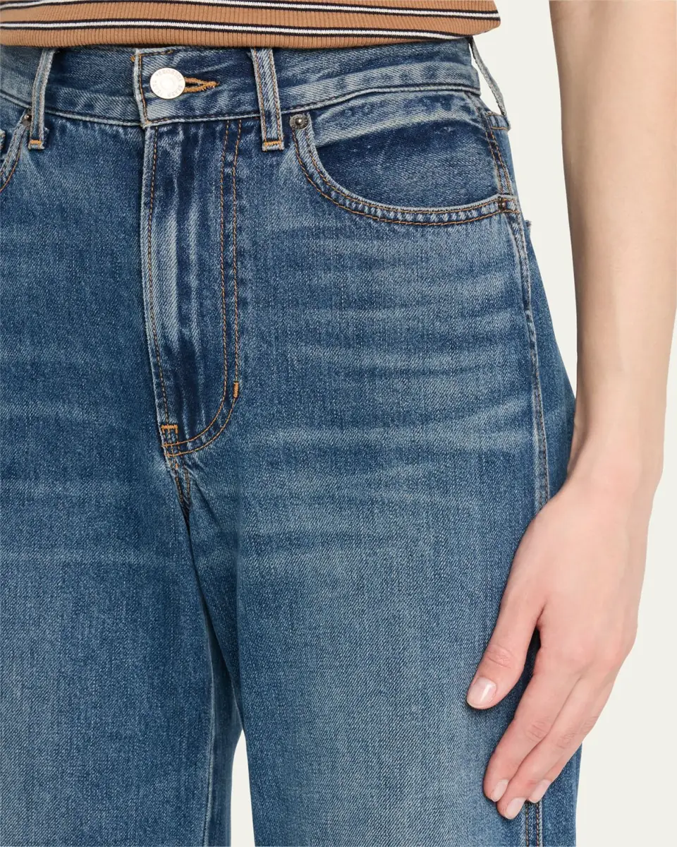 Veronica Beard Kasey Mid-Rise Wide-Leg Jeans | Thumbnail 5 Veronica Beard Kasey Mid-Rise Wide-Leg Jeans | Thumbnail 5