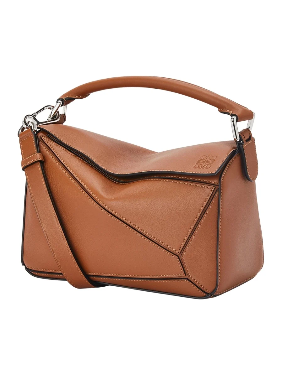 Puzzle Edge Small Shoulder Bag in Calfskin Leather Puzzle Edge Small Shoulder Bag in Calfskin Leather
