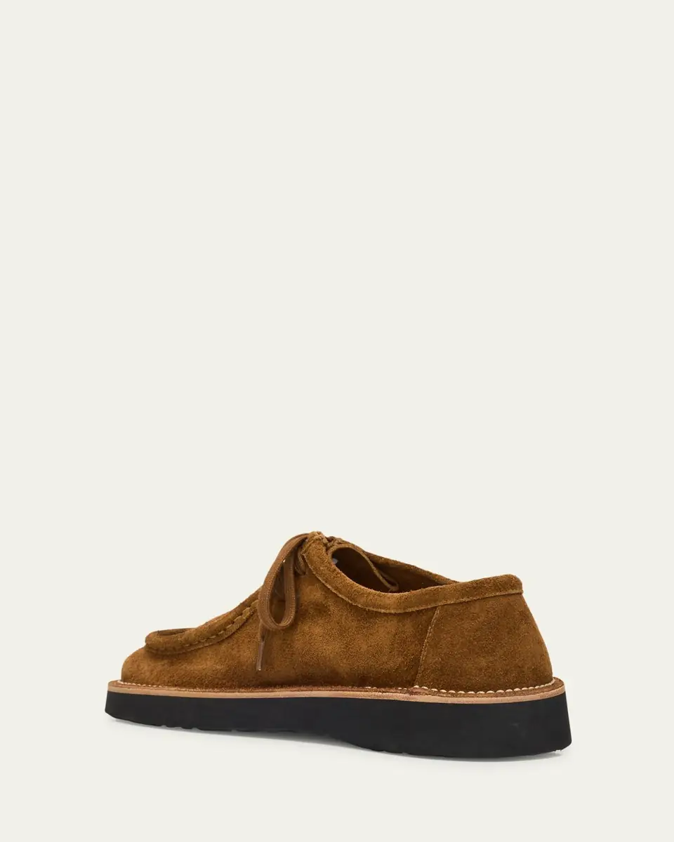 Loewe Faro Suede Lace-Up Derby Shoes | Thumbnail 4 Loewe Faro Suede Lace-Up Derby Shoes | Thumbnail 4