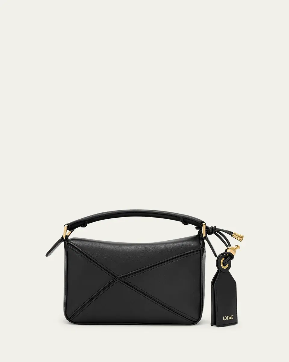 Loewe Puzzle Mini Top-Handle Bag in Nappa Leather | Thumbnail 3
