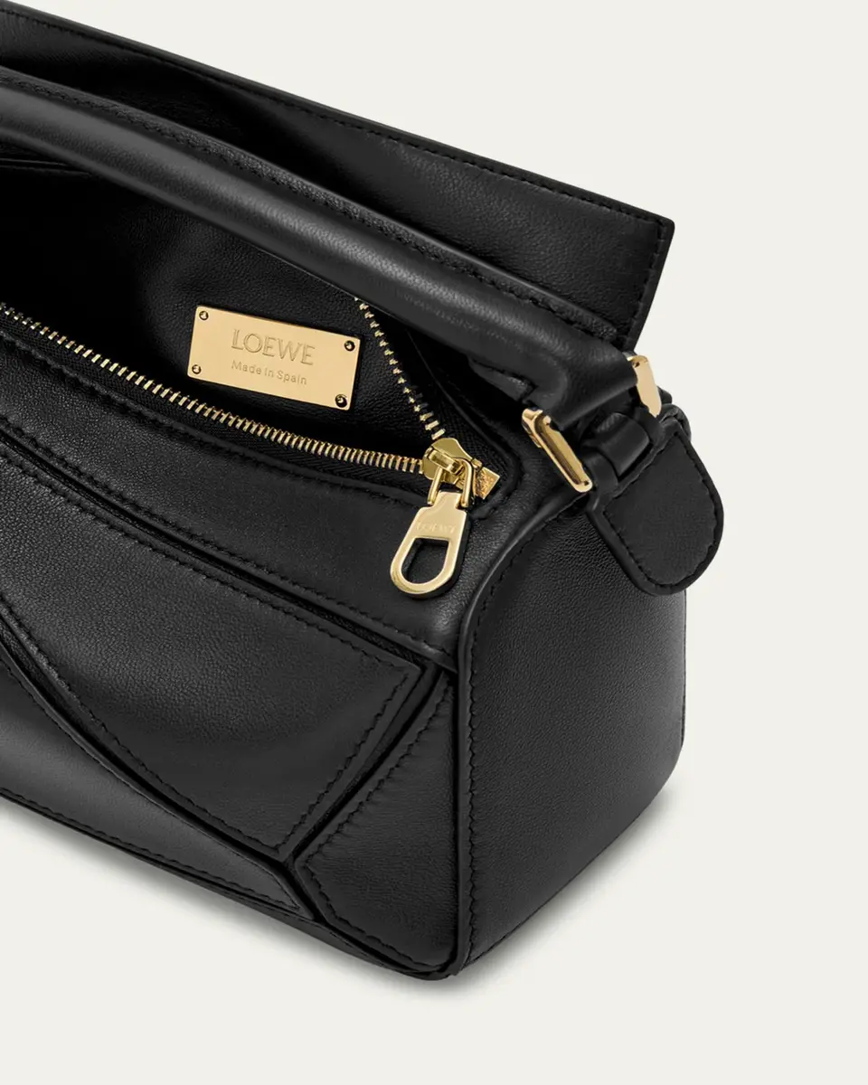 Loewe Puzzle Mini Top-Handle Bag in Nappa Leather | Thumbnail 4 Loewe Puzzle Mini Top-Handle Bag in Nappa Leather | Thumbnail 4