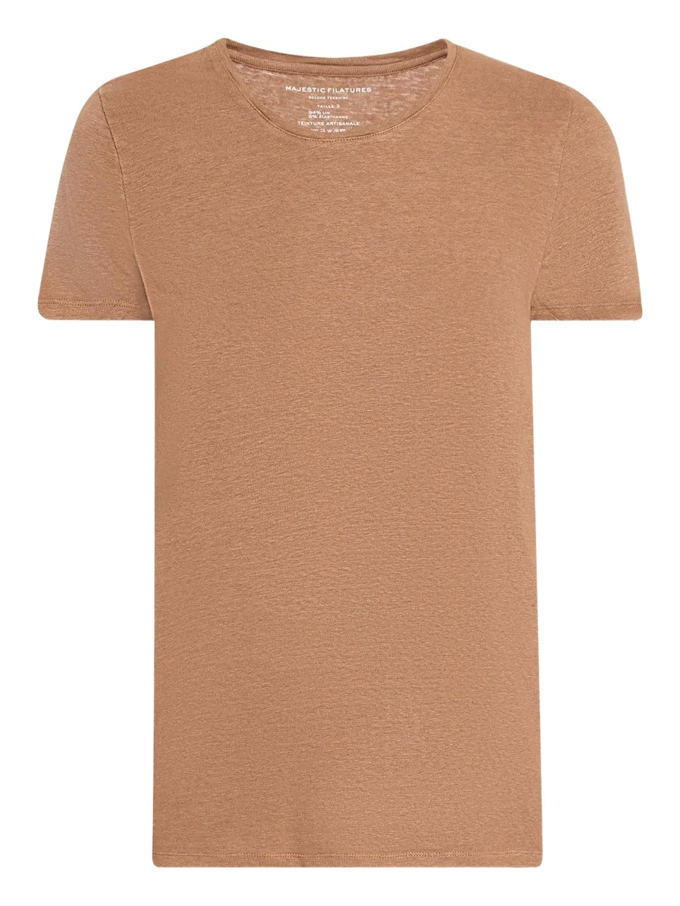Crewneck Stretch Linen Tee Crewneck Stretch Linen Tee