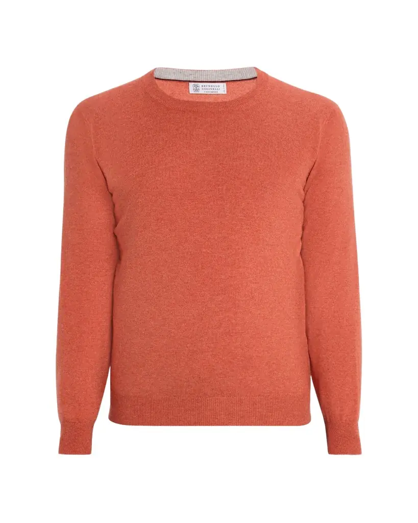 Brunello Cucinelli Men's Cashmere Crewneck Sweater | Image 1 Brunello Cucinelli Men's Cashmere Crewneck Sweater | Image 1
