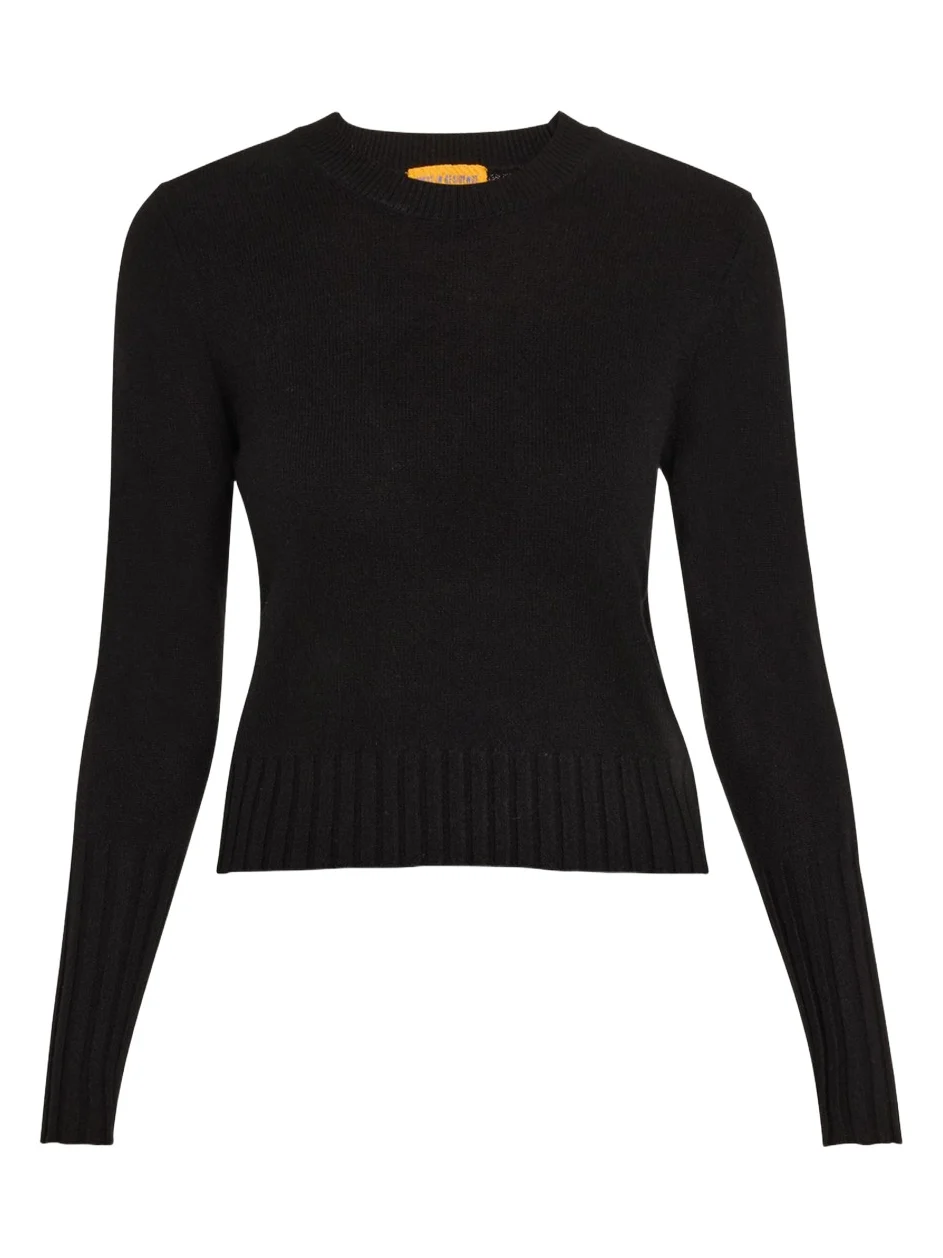 Shrunken Crewneck Sweater in Cashmere
