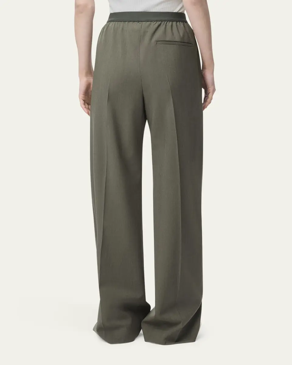 Loewe Logo Waistband Wide-Leg Trousers | Thumbnail 2