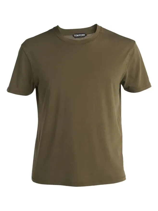 Men's Lyocell-Cotton Crewneck T-Shirt Men's Lyocell-Cotton Crewneck T-Shirt