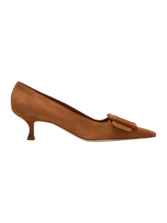 Maysale Suede Buckle Pumps Maysale Suede Buckle Pumps