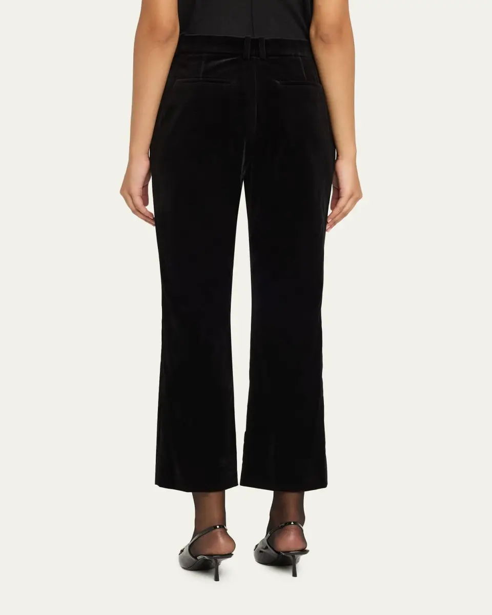 Saint Laurent Velvet Flare Trousers | Thumbnail 3 Saint Laurent Velvet Flare Trousers | Thumbnail 3