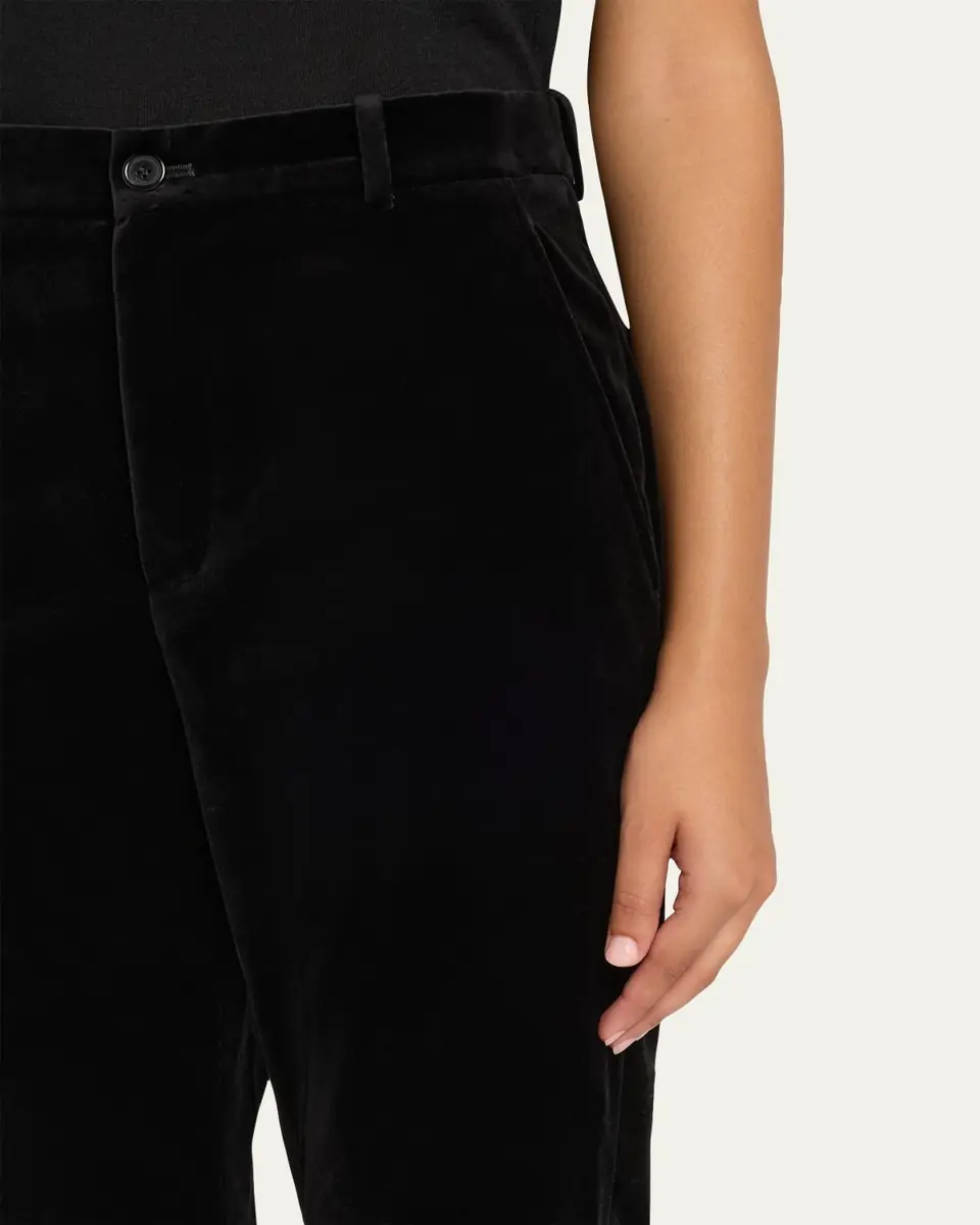 Saint Laurent Velvet Flare Trousers | Thumbnail 5 Saint Laurent Velvet Flare Trousers | Thumbnail 5