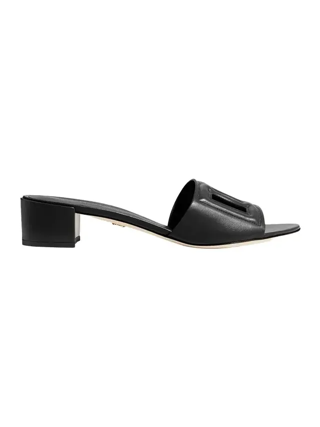 40mm DG Cutout Leather Slide