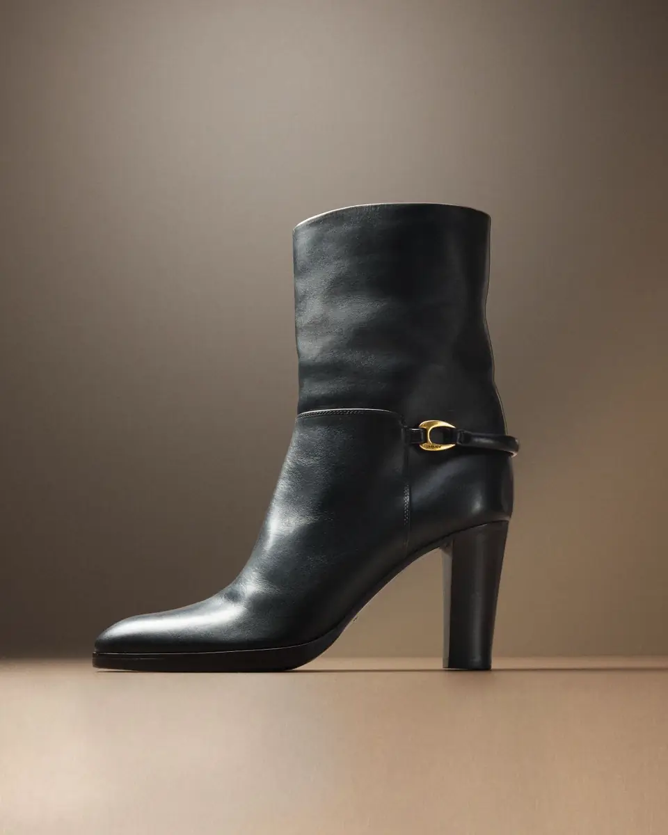 Saint Laurent Nico Platform Suede Booties | Thumbnail 4