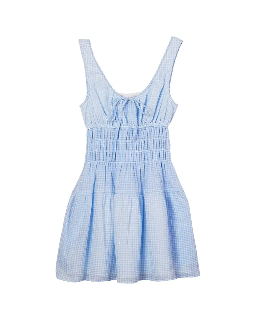 Ciao Lucia Gianluca Gingham Smocked Mini Dress | Image 1 Ciao Lucia Gianluca Gingham Smocked Mini Dress | Image 1