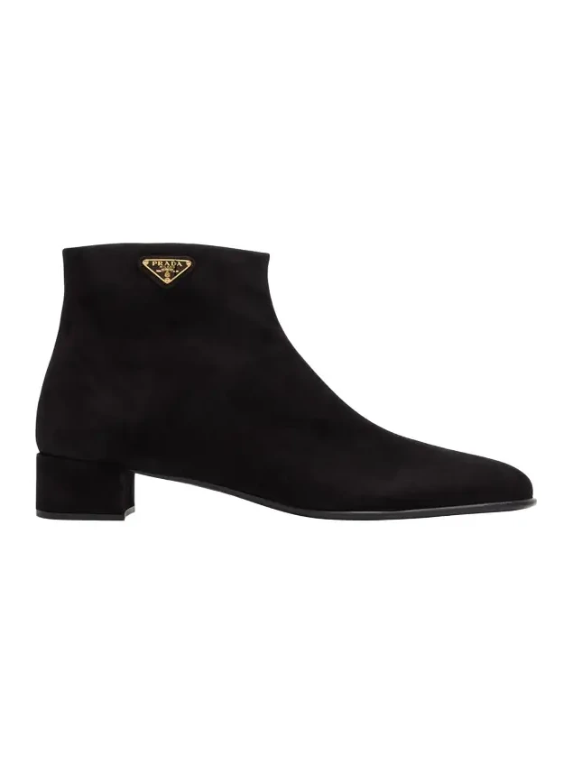 Suede Ankle Booties Suede Ankle Booties