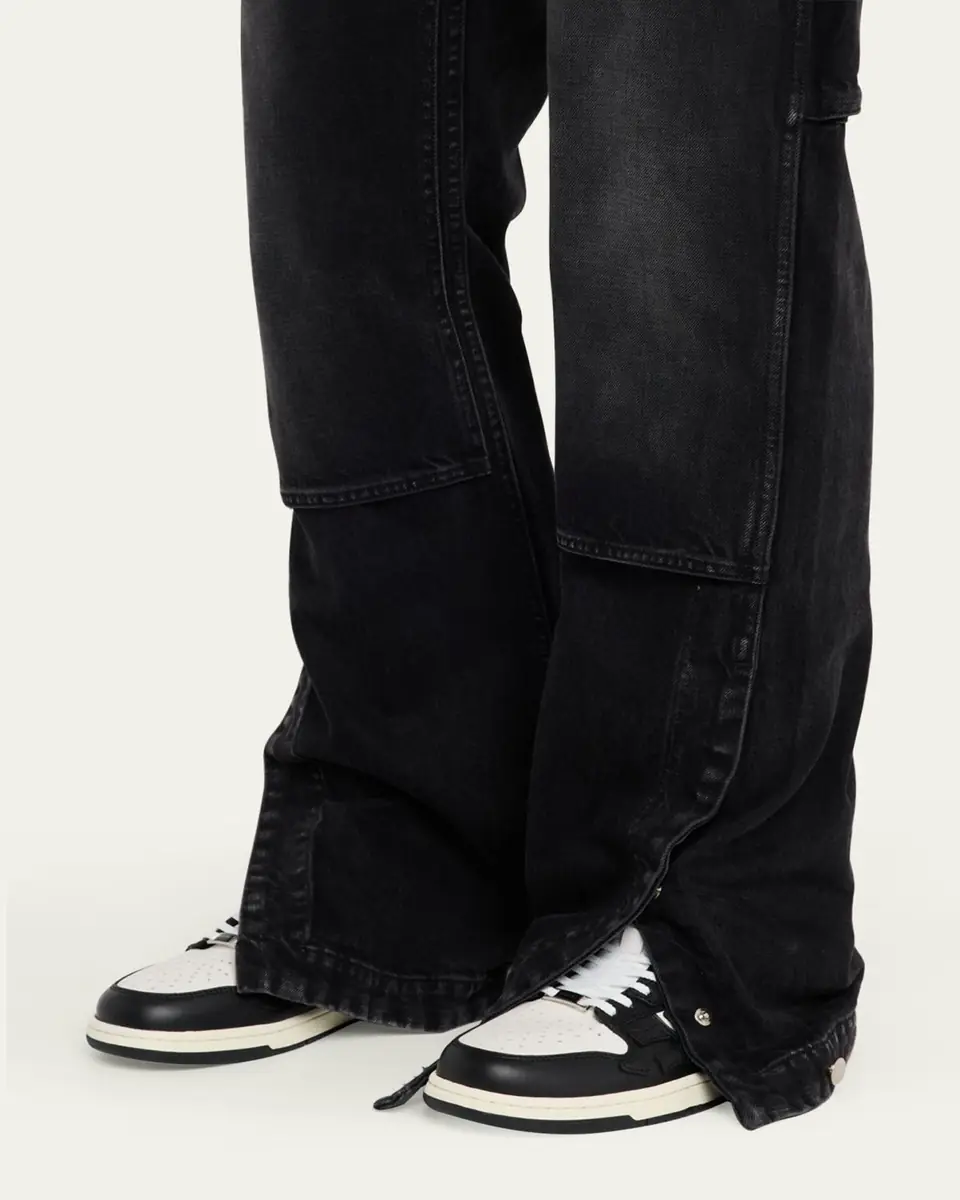 AMIRI Men's Skel Low-Top Leather Sneakers | Thumbnail 2 AMIRI Men's Skel Low-Top Leather Sneakers | Thumbnail 2