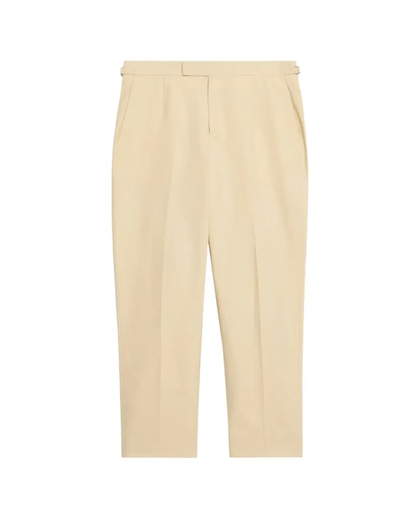 Anderson & Sheppard Men's Style One Flat-Front Trousers | Image 1 Anderson & Sheppard Men's Style One Flat-Front Trousers | Image 1