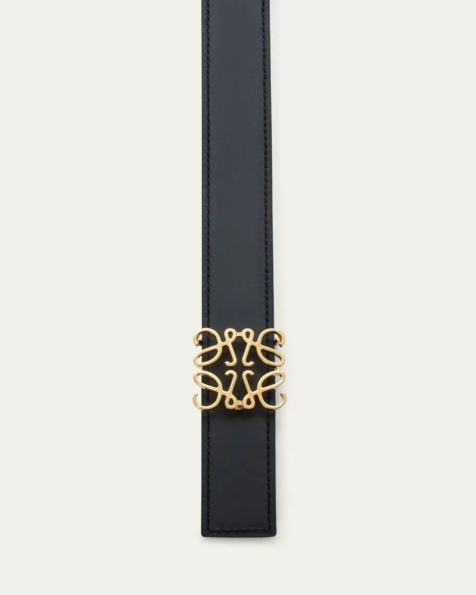 Loewe Anagram Reversible Grained Leather Belt | Thumbnail 2
