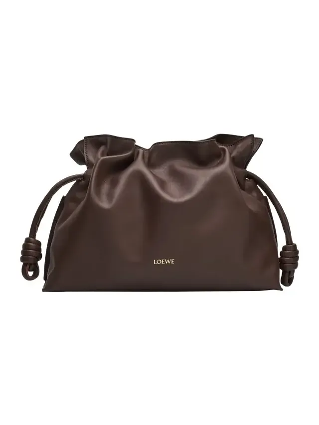 Flamenco Medium Clutch Bag in Nappa Leather Flamenco Medium Clutch Bag in Nappa Leather