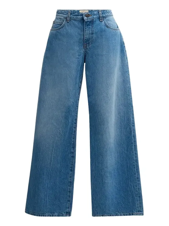 Eglitta Mid-Rise Straight-Leg Jeans