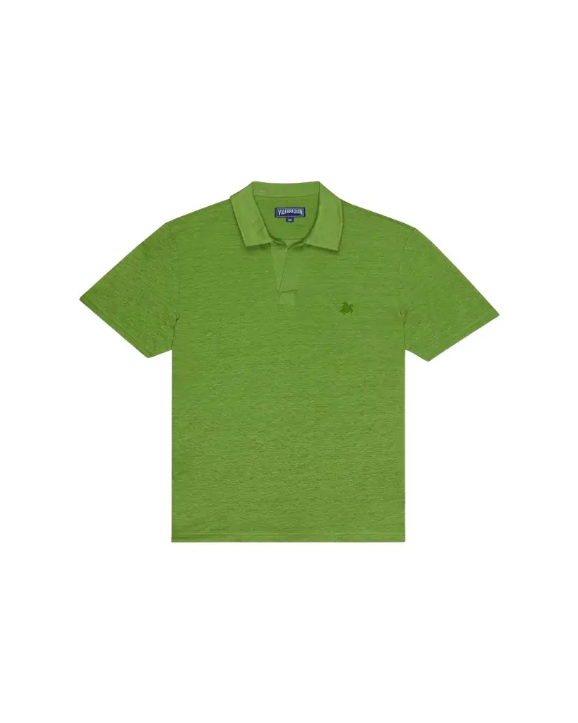 Vilebrequin Men's Pyramid Linen Polo Shirt