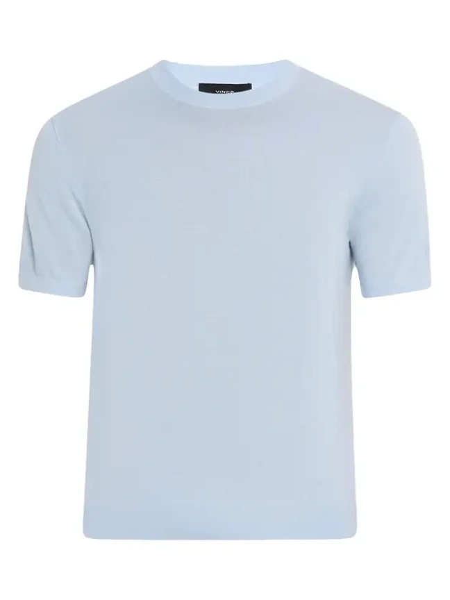Men's Featherweight Wool-Cashmere Short-Sleeve Crewneck Sweater Men's Featherweight Wool-Cashmere Short-Sleeve Crewneck Sweater