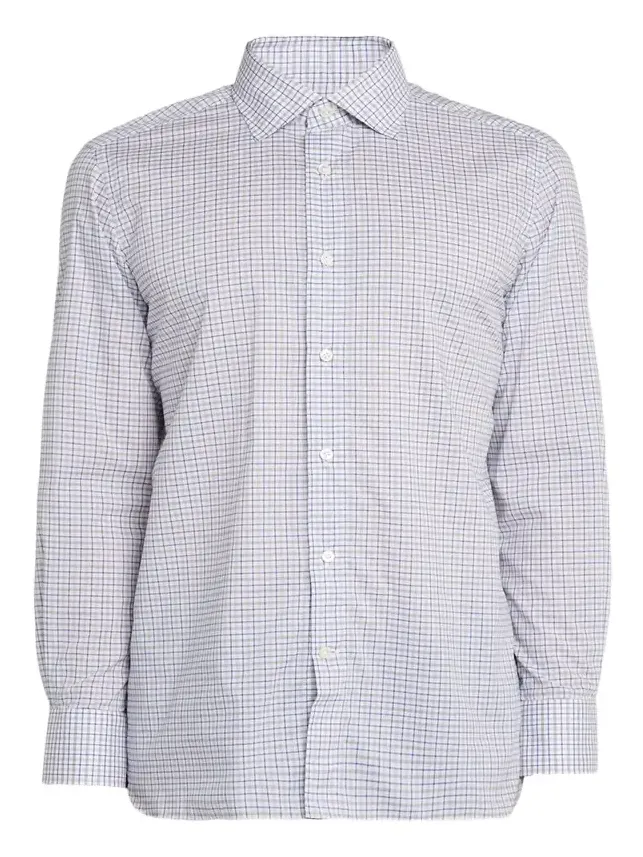 Men's Cotton Tattersall Check Classic-Fit Sport Shirt Men's Cotton Tattersall Check Classic-Fit Sport Shirt