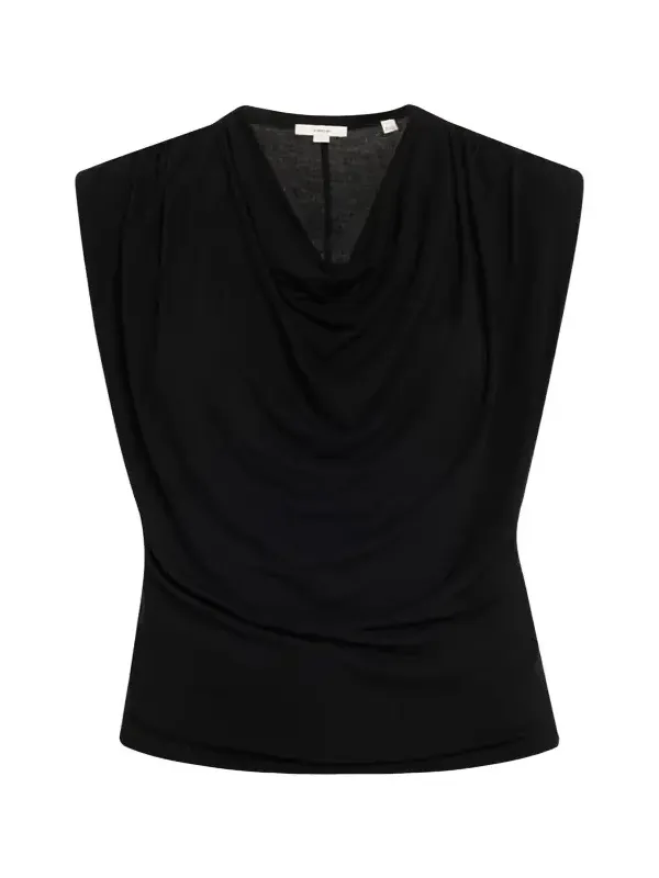 Draped Cowl-Neck Top Draped Cowl-Neck Top