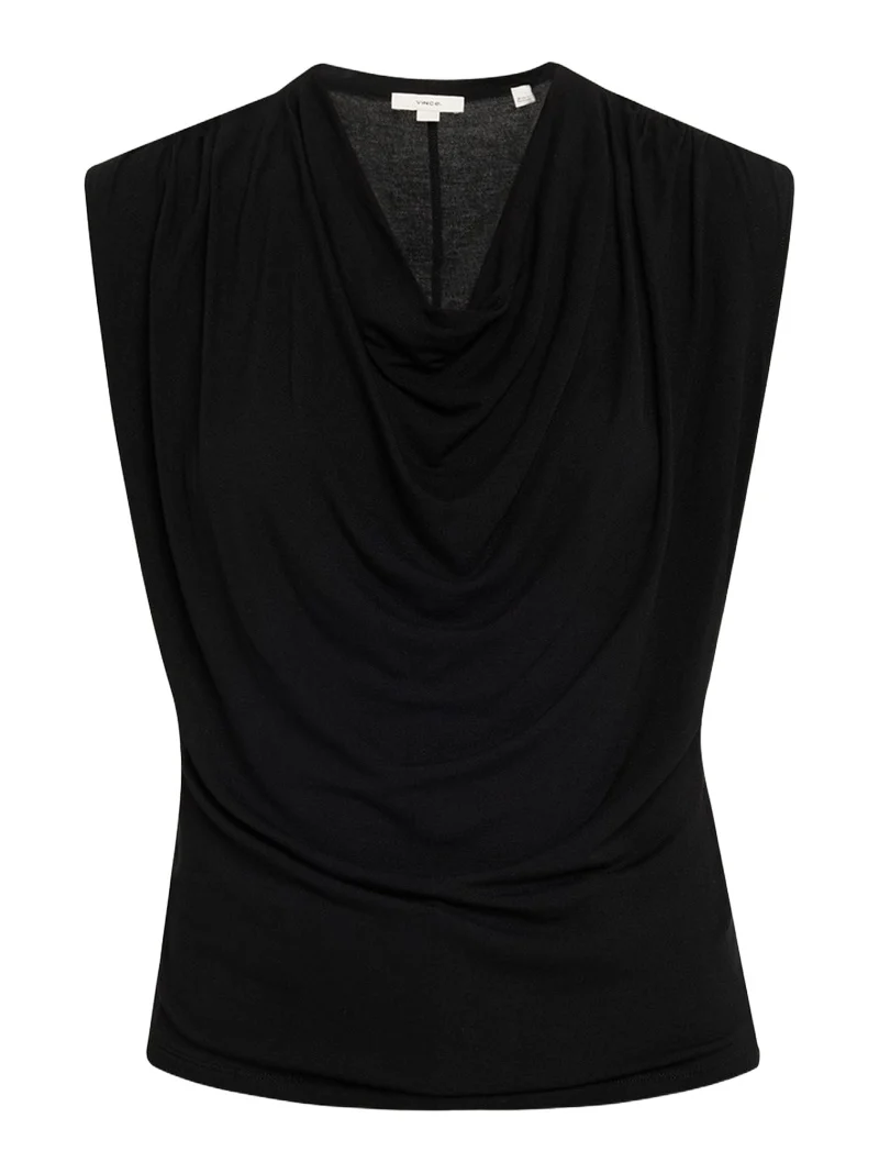 Draped Cowl-Neck Top Draped Cowl-Neck Top