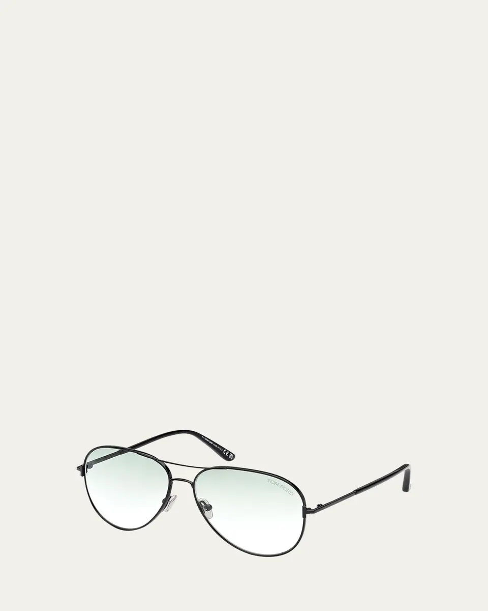 Tom Ford Clark Metal Aviator Sunglasses | Thumbnail 3