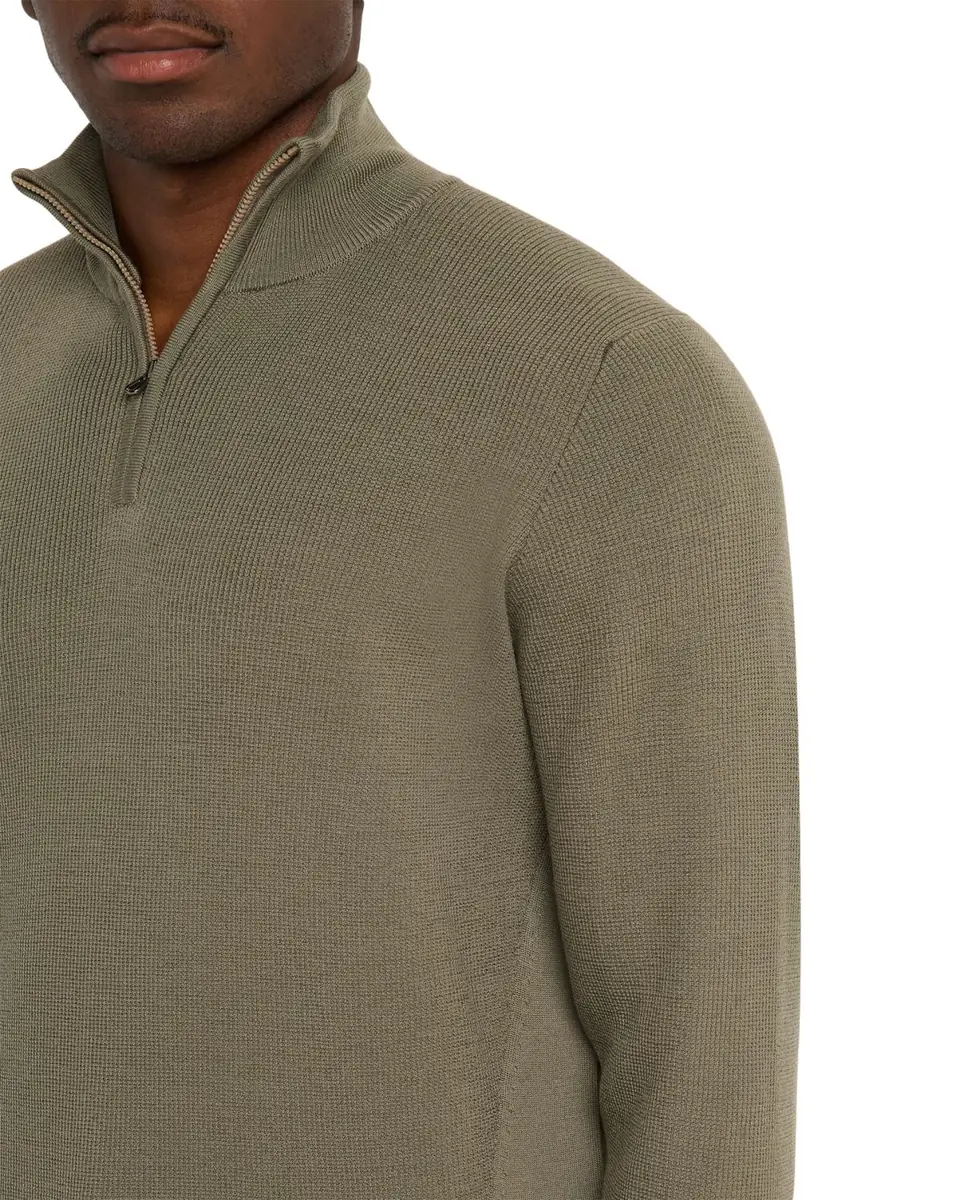 Sease Men's Waffle Knit Half-Zip Pullover | Thumbnail 5 Sease Men's Waffle Knit Half-Zip Pullover | Thumbnail 5