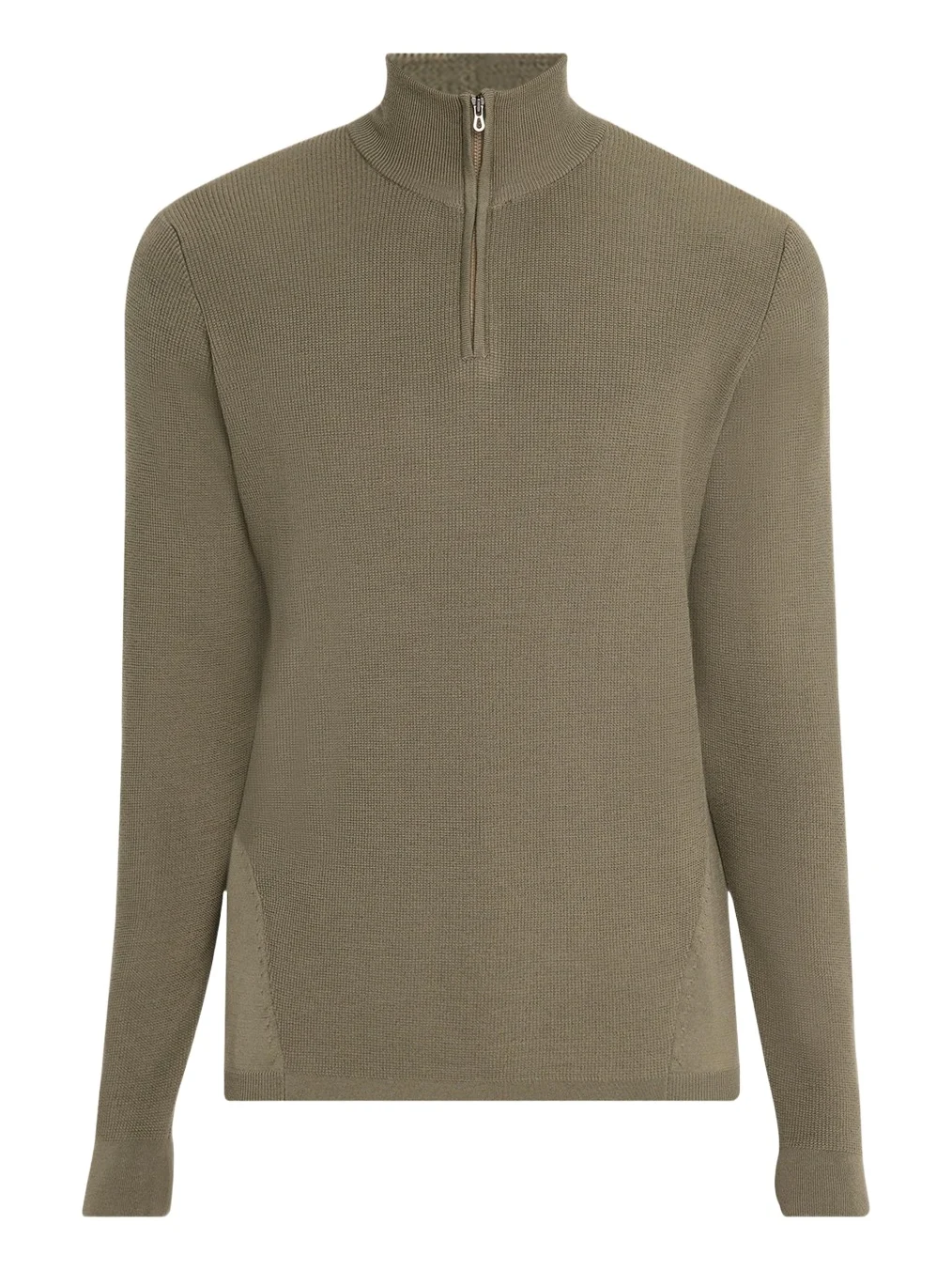 Sease Men's Waffle Knit Half-Zip Pullover