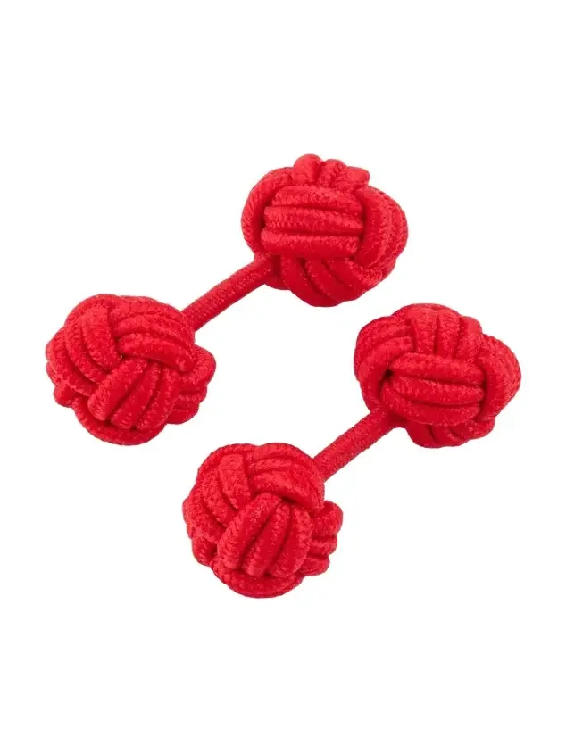 Charvet Men's Knotted Cotton Cufflinks