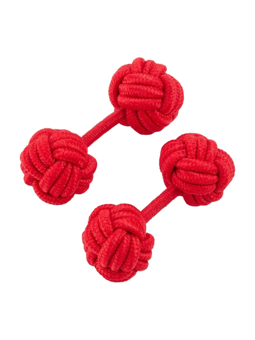 Charvet Men's Knotted Cotton Cufflinks