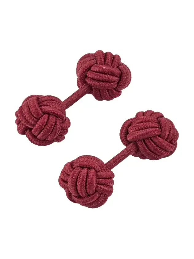 Charvet Men's Knotted Cotton Cufflinks
