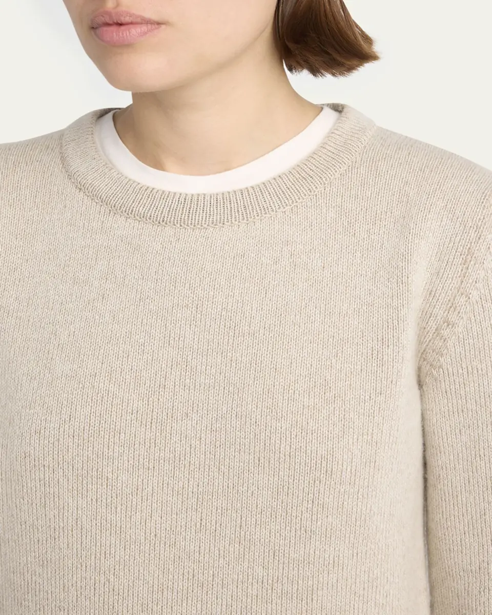 THE ROW Lyse Cashmere Crewneck Sweater | Thumbnail 5