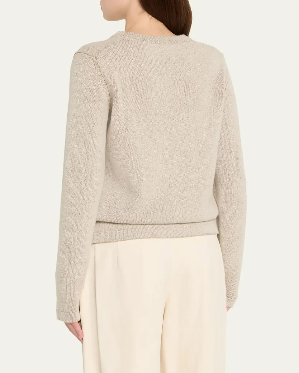 THE ROW Lyse Cashmere Crewneck Sweater | Thumbnail 7