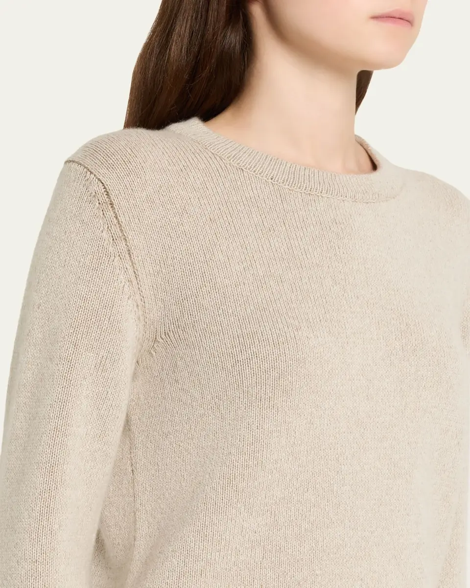 THE ROW Lyse Cashmere Crewneck Sweater | Thumbnail 9