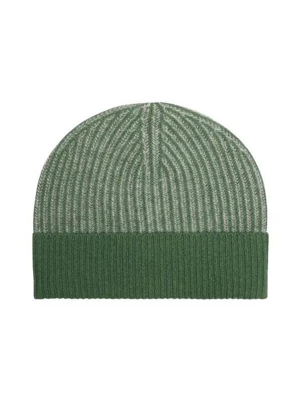 Men's Rib-Knit Cashmere Beanie Hat Men's Rib-Knit Cashmere Beanie Hat
