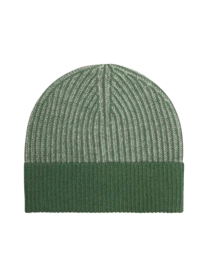 Bergdorf Goodman Men's Rib-Knit Cashmere Beanie Hat