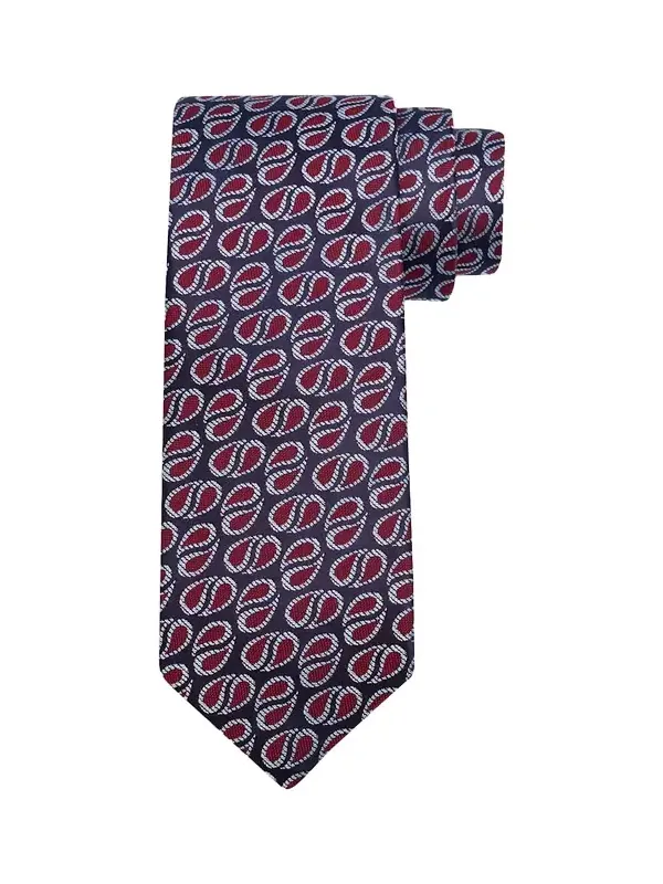 Charvet Men's Textured Raindrop Silk Tie