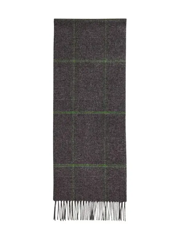 Men's Silk Cashmere Glen Plaid Scarf Men's Silk Cashmere Glen Plaid Scarf