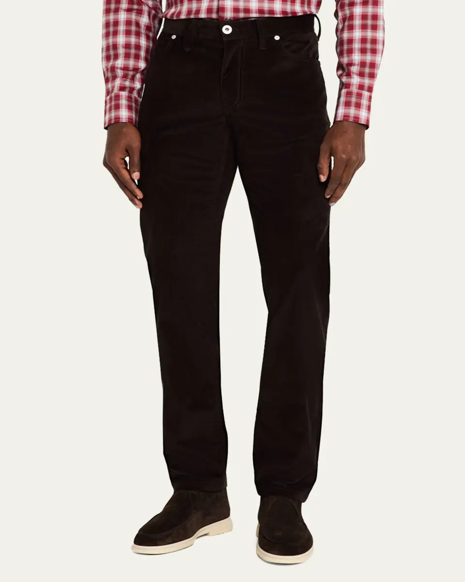 Brioni Men's Pinwale 5-Pocket Pants | Thumbnail 4 Brioni Men's Pinwale 5-Pocket Pants | Thumbnail 4