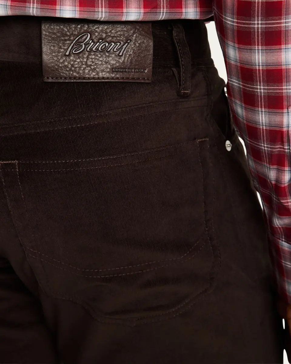 Brioni Men's Pinwale 5-Pocket Pants | Thumbnail 5 Brioni Men's Pinwale 5-Pocket Pants | Thumbnail 5