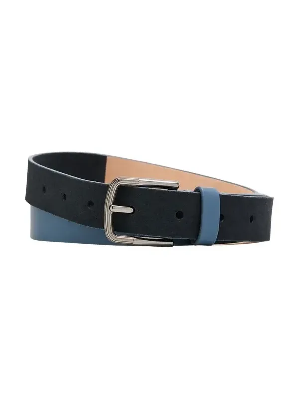 Giorgio Armani Men's Suede and Leather Reversible Belt